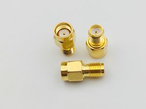 100 pièces SMA femelle jack vers RP-SMA mâle jack centre adaptateur coaxial RF