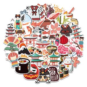 Autocollants de bouteille de dessin animé japonais, 50 pièces, pour voiture, Skateboard, réfrigérateur, casque, Ipad, vélo, téléphone, moto, PS4, livre, PVC, décalcomanies DIY, jouets pour enfants, décor