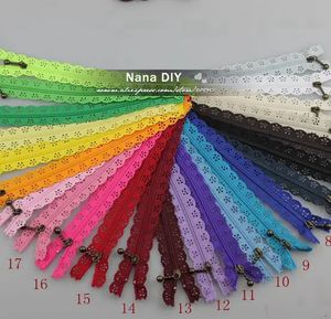 50 pc's/veel groothandel 60 cm gesloten uiteinde kanten ritsen voor naaien kleding Diy Handcraft Jacket Home Bags kleding textielaccessoire 240419