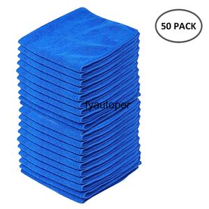 50 PCS Microfiber Car Cleaning Towel Automobile Motorcycle Washing Glass Household Small