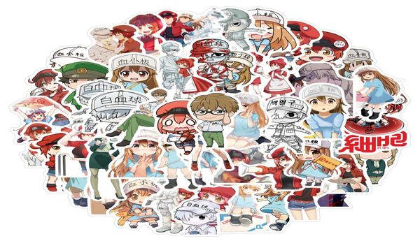 50 PCS ANIME ANIME CELLEMENT DE TRAVAIL GRAFFITI GRAFFIC STANGERS SKATBOAD POUR LAPTOP CORTOP FRIGET CASHET BICYLE BICOCY