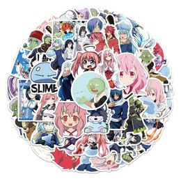 50 pc's gemengd worden een slijm graffiti stickers cartoon anime skateboard sticker voor auto laptop koelkast helm kussen fiets fiets motorfiets ps4 boek gitaar pvc sticker