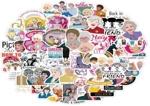 50 PCS Golden Girls Programme Graffiti Skateboard Stickers for Car ordinateur portable Réfraction Casque Pad Bicycle Bicyle Motorcycle PS4 Book G1480147