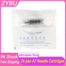 50 PCS Agujas Costridges Traje para Dr.Pen Ultima A7 Reemplazo Cabeza de reemplazo MTS Bayoneta Micro Termapen Dermapen 12 Pinas 24Pin 36 PIN 42 3D 5D Redondo Derma Pen aguja