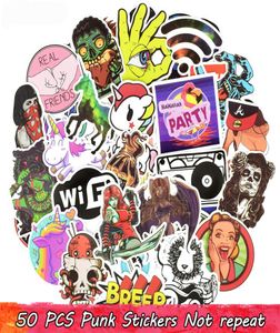 50 PCS Punk Gemengde Sticker Anime Cool Creatieve Decal Stickers voor Volwassenen DIY Home Decoratie Laptop Bagage Fiets Motorhelm 9878029