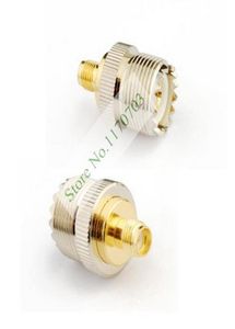 50 PCS RF Adaptateur coaxial coaxial SMA Femme à UHF Femme SO239 SO239 Connector4189033