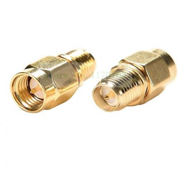 50 pcs RF Cooxial Coax Adapter SMA mâle à RP SMA Femme Connecteur Plug9418831