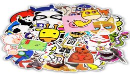 50 PCS Waterdichte schattige dierenstickers Speelgoed voor kinderen om DIY Home Decoratie Tabletten Snowboard Auto Skateboard Party Decor Geschenken for8738550