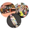 50 pcs imperméable graffitis néon autocollants de barres de barres de barres pour la décoration de fête DIY Ordinateur portable Skateboard Skateboard Guitare Guitare Casque de moto Cadeaux de voiture