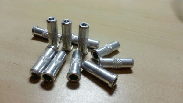 Flecha de ballesta de carbono para caza, 50 piezas, insertos de flecha de aluminio para eje de flecha de 7,62mm de diámetro interior