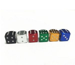 50 pièces lot en aluminium en aluminium Dice American Schrader Cycle Valve BATS AIR COUVERTURE ARRESS