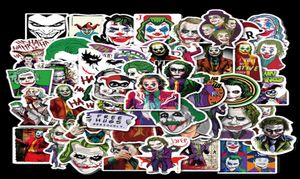 50 pièces d'autocollants Graffiti amovibles et imperméables pour le nouveau film 2019 Clown le Joker coffre boîtier de chariot 5NKV3202072