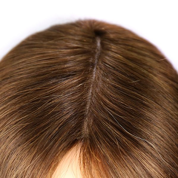 50% Real Human Hair Training Head For Dolls Hairstyles Braid Hairdressing Mannequin Heads 50 cm Stand pour les coiffeurs