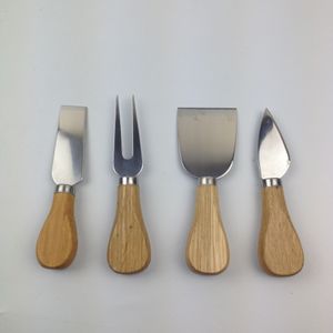 50 juegos 4 unids/set cuchillos Bard Set mango de roble queso cuchillo Kit cocina utensilios de cocina accesorios útiles