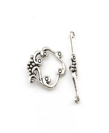 50 Sets Antieke zilveren zinklegering Ot Toggle Clasps voor doe -het -zelf armbanden ketting sieraden die voorraden accessoires maken F695668276