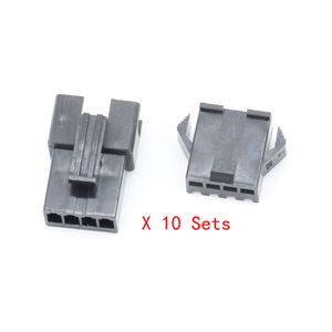 10 Sets / Parts 4Pin 2.54mm SM2.54-serie, Multipole Connector-plug, met mannelijke en vrouwelijke pinnen