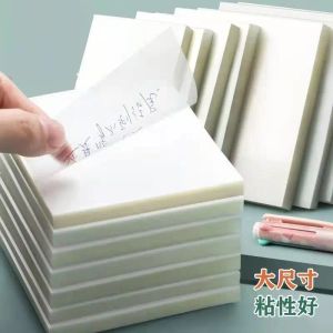 50 feuilles transparentes notes collantes étanches étanche colorée note de note de papier pad scolaire de la papeterie de bureau de bureau