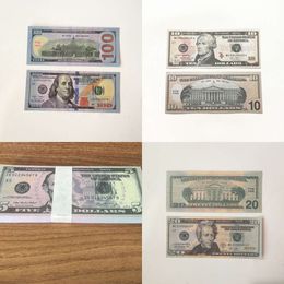 50% Size Movie prop banknote Copy Printed Money Party Supplies USD Uk Pounds GBP British 10 20 50 commemorative toy For Christmas Gifts Fun 11QXKC