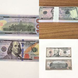 50% taille film accessoire billet de banque copie imprimé argent fournitures de fête USD livres britanniques GBP britannique 10 20 50 jouet commémoratif pour cadeaux de Noël Fun3PVTLU4W