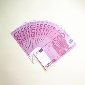 Accessoires de bar de fête de taille 50%, simulation de pièces de monnaie 10 20 50 100 euros, fausse monnaie, jouet, accessoires de tournage de films, billets de pratique, 100/paquet dollar, fête générale, fêtesY1Q8VMH2