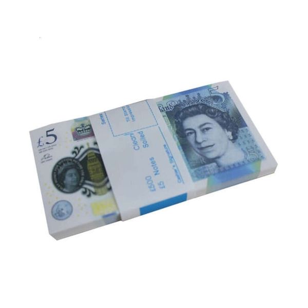 50 Taille Replica US Fake Money Kids Play Toy ou Family Game Paper Copy UK Banknote 100pcs Pack Practice Counting Movie Prop 29425590SGC6A7YWCY2