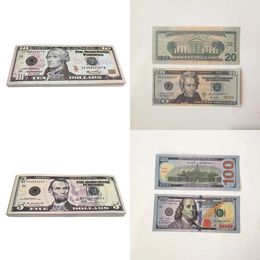 50% taille USA Dollars Party Supplies Prop argent Film Billet de banque Papier Nouveauté Jouets 1 5 10 20 50 100 Dollar Monnaie Faux Argent Enfants G261ZN4R6