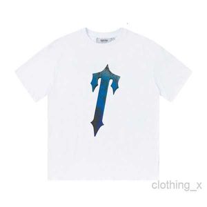 50 stijlen Heren T-shirts Trapstar T-shirt Designeroverhemden Jersey Print Letter Luxe Overhemden Regenboogkleur Zomer Sport Mode Katoenen Corduroy Top Korte mouw 9CCF