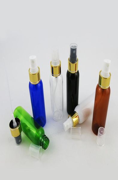 50 x 60 ml vide Amber noir vert clair blanc bleu blue ped plastige parfum atomizer 2 oz en plastique bouteille avec pulvérisateur4950485