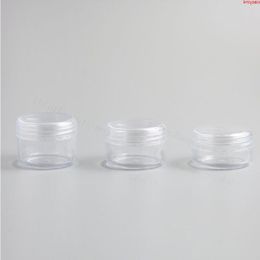 50 x haute qualité 20G 25g rechargeable clair pot de crème vide 2/3 oz pot transparent vitrine emballage cosmétique haute qualité Lmlta