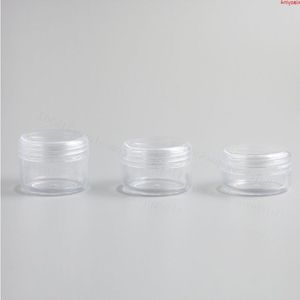 50 x haute qualité 20G 25g rechargeable clair pot de crème vide 2/3 oz pot transparent vitrine emballage cosmétique haute qualité Mvedk