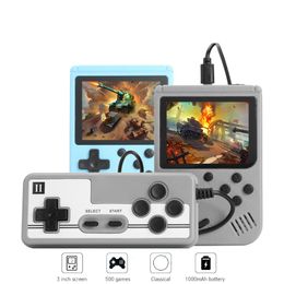 500 juegos en 1 mando de juegos Retro consola de videojuegos portátil de bolsillo Mini reproductor portátil para regalo de niños