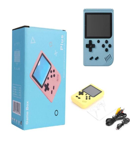 500 en 1 consola de videojuegos retro de la pantalla LCD Handheld Game Player Pocket Pocket TV AV Out Mini Player Kids Gift 5 Colors7217594