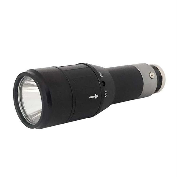 500 Lumens allume-cigare lampe de poche torche Q5 lumière de voiture intégrée 1200 mah rechargeable 16340 batterie Mini lampe lanterne tatical266v