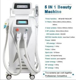 500000 scheuten multifunctionele IPL Tattoo Removal Machine Vascular Pigment Acne Therapie Laser 5 Filters Opt Tattoo/Acne/Pigment/Wrinkle/Vascu