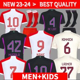 KANE 23 24 camiseta de fútbol SANE 2023 2024 camiseta de fútbol GORETZKA GNABRY camisa de futebol hombres niños kits KIMMICH fans jugador 50.o Bayern Munich Oktoberfest Kit Neuer