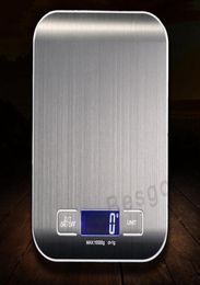 5000G1G LED Electronic Digital Kitchen Scales Multifunction Food Scale Roestvrij staal LCD Precision Sieraden Schaal Gewichtsbalans2916711