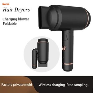 5000mAh High Power Opvouwbare Draadloze Haardrogers Oplaadbare Draagbare Reizen Haardroger Draadloze Föhn Styling Tool 240319