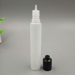 5000 pcs PE 30 ml fles e vloeistof doorschijnen van 30 ml plastic sap druppelaar flessen Penstijl met kindvrije sabotage duidelijke pet