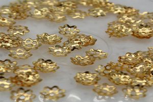 Bouchons de fleurs plaqués argent et or, 5000 pièces, 6mm, 5 couleurs, entretoise pour perles, résultats d'extrémité 6822676