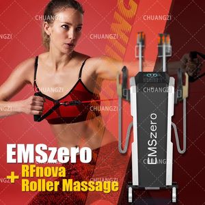 5000W 4 Poignées RF Vertical EMSZERO Plus Roller EquipmentFat Décomposition Muscle Booster Fitness Beauté Instrument 2 en 1