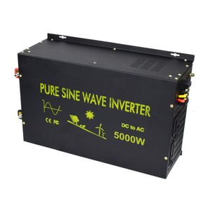 5000W Pure Sine Wave Solar Inverter 12 220 Auto -stroominverter Motoromvormer Voeding 12V/24V/48V DC tot 120V/220V/240V AC