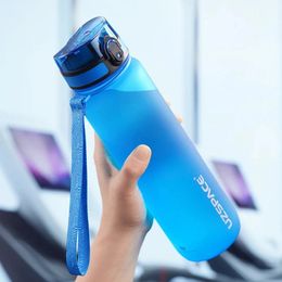 5001000ML Sport bouteille d'eau Shaker voyage en plein air Portable étanche Drinkware bouteille de boisson en plastique sans BPA 240123