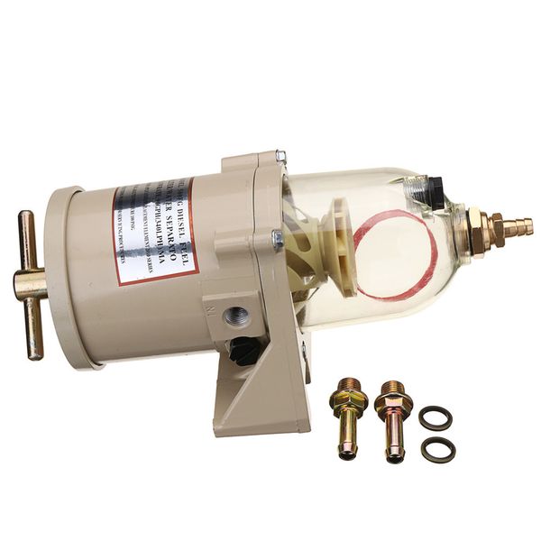 Separador de agua y aceite de combustible, filtro Racor de motor diésel de turbina 500FG 500FH con cartucho, tubo de calentamiento de 2010PM, calentador de 12V/24V, 2021