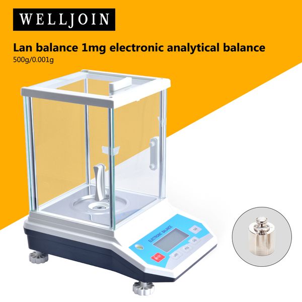 Balanza Lan de 500g/0,001g Balanza analítica electrónica de 1mg