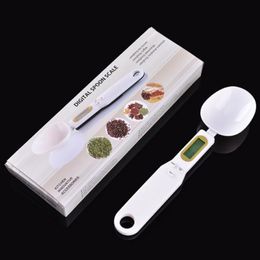 500g/0.1g Portable spoon Scale LCD Digital Kitchen Measuring Gram Electronic for food coffee sugar gram hanging weighing tool