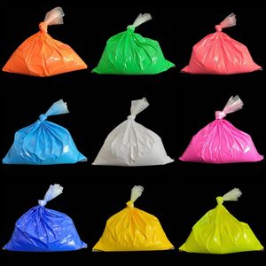 500 g / sac Powner fluorescent Pigment phosphore DIY RÉSINE POUDRE ACRYLIQUE Nail arc en ciel Colorful Dust Polon Decoration 231227
