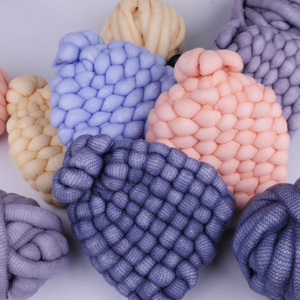 500 g/boule de fil super épais en laine pour tricoter avec les doigts, feutrage au crochet, fabrication de tapis, couvertures et travaux manuels, fil à tricoter à la main