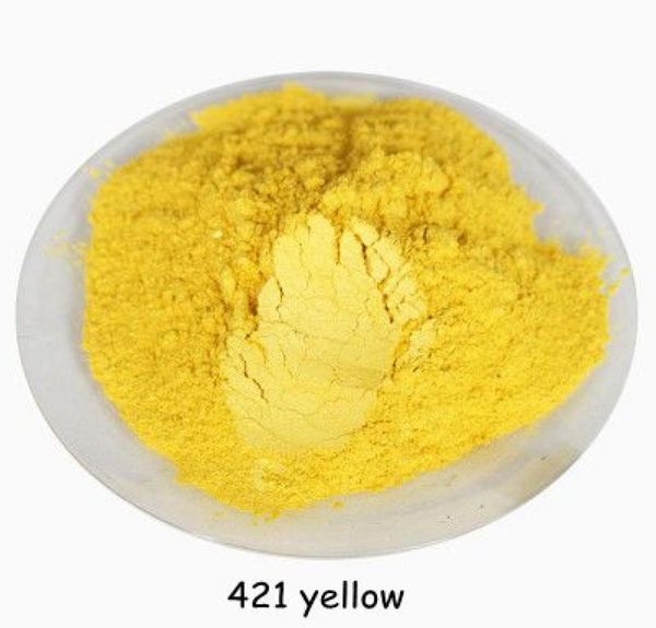 500g buytoes color amarillo limón polvo de Mica Mineral Natural DIY para tinte de jabón colorante maquillaje sombra de ojos jabón en polvo 9591568