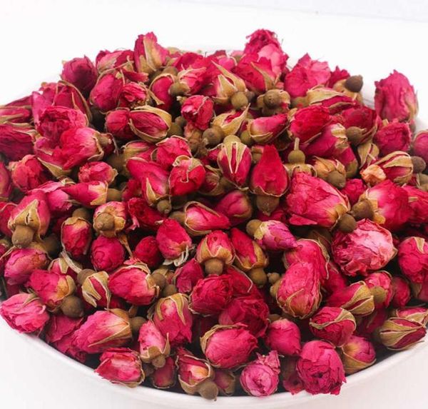 Boutons de roses rouges séchés naturels parfumés, 500g, fleurs séchées biologiques, cadeau pour femmes, décoration de mariage Q08263235312