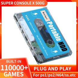 500G Drive externe portable Batocera 33 avec des jeux de jeu 110000+ pour PS2 / PS1 / SS / MAME / Arcade Emulator pour ordinateur portable / PC / Windows